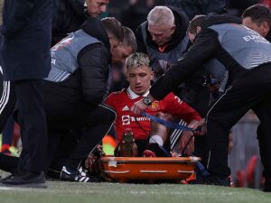 Injured Manchester United Player